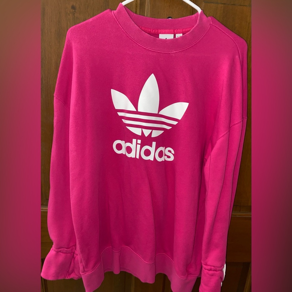 Adidas Bellista oversize sweatshirt with tie sleeves size Large